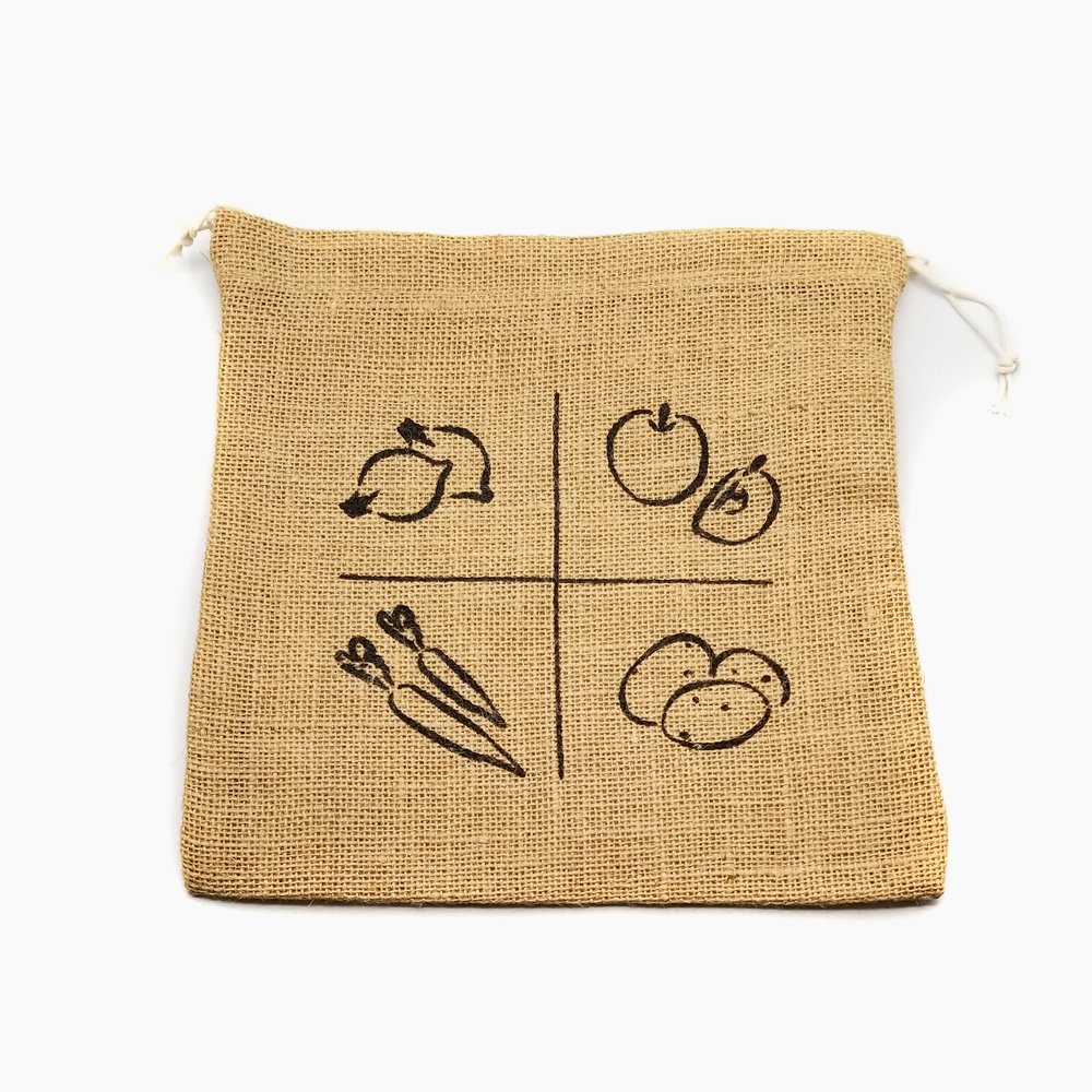 Sac En Jute Naturel La Cordeline - 55x95cm, 305g/m², Capacité 35kg, Réutilisable