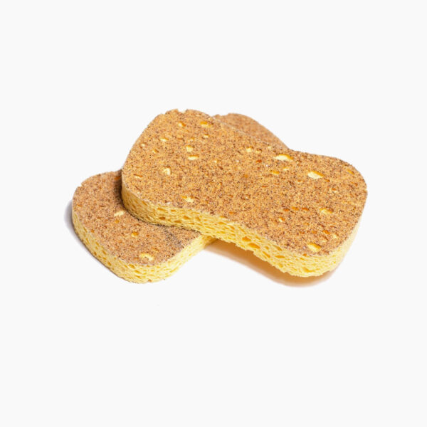 Lot de 2 éponges grattantes coques de fruits – Image 2